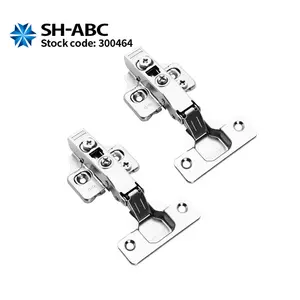 Iron Nickel Plated Hydraulic Cabinet Hinge Soft Close Kitchen Cabinet Hinges Cold Rolled Steel Cabinet Hinges