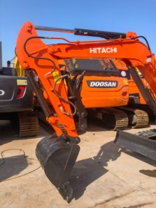 Excavatrice Hitachi Zx55usr d'occasion de fabrication japonaise, de bonne qualité, Hitachi Zx55usr d'occasion sur chenilles - Product Image 6