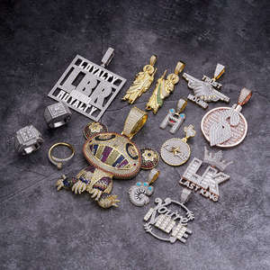 Punk <span class=keywords><strong>Rap</strong></span> Jewelry New Men Gold Color Big Zircon Hip Hop Rings Men Ring glazed Out Italian Silver Rings For Men - Product Image 3