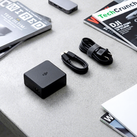 Adaptateur secteur USB-C 100W en fibre de carbone, chargeur rapide double port pour hub de charge de batterie et contrôleur intelligent de la série Mavic 3