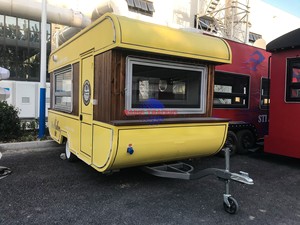 Camion de restauration mobile certifié en aluminium, style vintage, pour glaces et café - Product Image 6