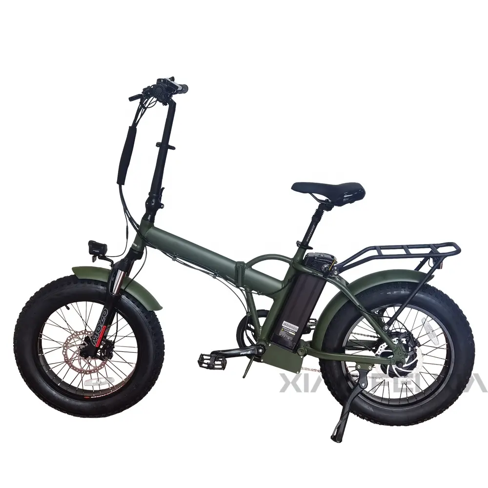 Sales Promotional 48V 10Ah Lithium Battery 20 Inch Fat Electric Bicycle Folding Ebike 500W Long Range Motor Electric Bike