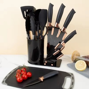 11 Pieces Silicone Cooking Utensils Spatula 5 Piece <b>Sharp</b> <b>Knife</b> <b>Set</b> Kitchen Accessories Kitchen Utensils <b>Set</b> with Cutting Board - Product Image 3