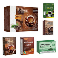 Café Vert Minceur Antioxydant au Ganoderma en Poudre Instantanée 10g (10 Sachets) – Café Herbal pour la Gestion du Poids – OEM ODM Marque Privée Vente en Gros