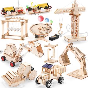 Jouets STEM pour les élèves du secondaire, projets d'expériences scientifiques, puzzles <span class=keywords><strong>en</strong></span> <span class=keywords><strong>bois</strong></span> 3D, kits scientifiques STEM - Product Image 1
