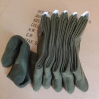 Chaussettes de travail pour la chasse pour hommes, logo personnalisé, respirantes, résistantes à l'abrasion, anti-humidité, en coton bouclette, chaussettes mi-mollet