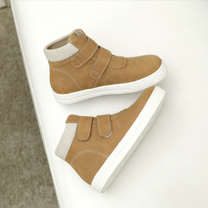 รองเท้าบูทหุ้มข้อหนังสำหรับเด็กผู้ชายอายุ 6 ถึง 12 ปี รองเท้าฤดูใบไม้ร่วงฤดูหนาว - Product Image 4