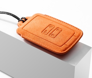 Funda de Cuero Personalizada con Logotipo de Marca para Llave de Coche Renault Megane, con Porta Tarjetas - Product Image 2