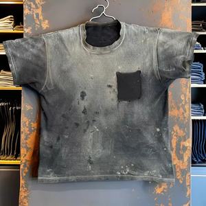 High Quality Customized 100% Cotton Vintage Oversize <b>Men's</b> T-Shirt Blank Short Sleeve Summer <b>Crop</b> <b>Top</b> Digital Print Knitted - Product Image 1