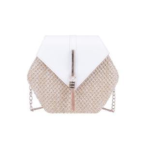 Nouveau <span class=keywords><strong>sac</strong></span> pour femme hexagonal tissé de style coréen à la mode - Product Image 6