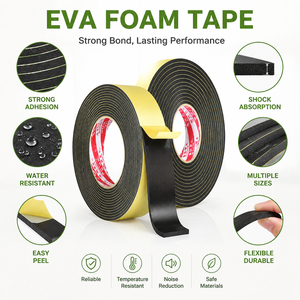 Nastro Biadesivo in Schiuma EVA su Misura, <span class=keywords><strong>Adesivo</strong></span> Forte <span class=keywords><strong>per</strong></span> Kit di Isolamento Porte e <span class=keywords><strong>Finestre</strong></span> - Product Image 2
