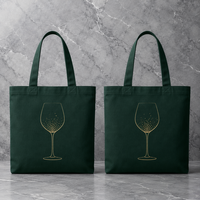 Sac en toile léger et réutilisable, emballage cadeau pour la saison des fêtes, stock disponible avec service sur mesure