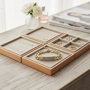 Splendido assortimento di vassoi per gioielli in sei pezzi per un Display alla moda - Product Image 3