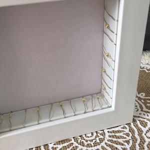 Bricolage personnalisé <span class=keywords><strong>4x4</strong></span> pouces bouton LED lumière profonde PS blanc 3D cadre de boîte d'ombre - Product Image 5