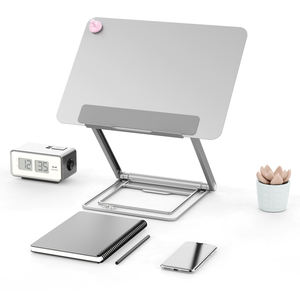 عرض خاص حامل كتاب محمول قابل للطي مع ارتفاع قابل للتعديل زاوية قراءة حامل كتاب للقراءة المريحة - Product Image 2