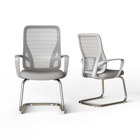 Vente en gros de chaises de bureau modernes ergonomiques en maille pour visiteurs chaises de salle de conférence exécutive avec accoudoirs