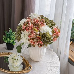 ดอกไฮเดรนเยียประดิษฐ์ CallaFloral ก้านเดี่ยว สีฟ้า สำหรับตกแต่งงานแต่งงานและบ้าน - Product Image 5