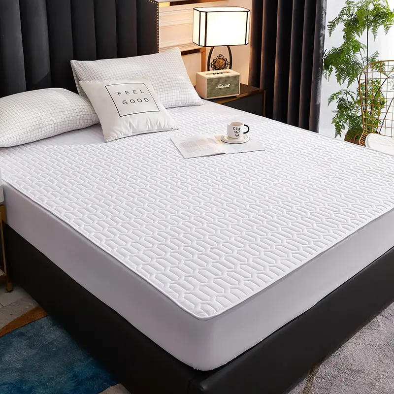 Custom Water Proof Hypoallergenic Quilted/Bamboo/Terry Cotton Mattress Protector Waterproof Mattress Cover with Zipper
