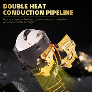 SANVI K5 New 3 Inch Bi <b>Led</b> Lens Car <b>Led</b> <b>Projector</b> Lens Headlights - Product Image 3