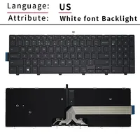 Teclado para ordenador portátil en inglés, español, ruso, estadounidense, brasileño, para Dell Inspiron 15 7557 7559 7748 17 5547 5748 5749 P39F P51F P57F N5547