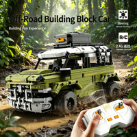 Voiture RC personnalisée OEM MOC en blocs de construction, alimentation directe usine, motorisée tout-terrain, jouet de construction à assembler pour enfants