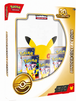 Vente en gros de la collection de boîtes d'entraînement Elite du centre de célébration du 30e anniversaire de Pokémon TCG, jeu de société américain original