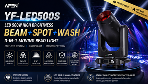 <span class=keywords><strong>AFEN</strong></span> YF-LED500S 500W 3-en-1 Projecteur LED mobile Beam+Spot+Wash avec système CMY+CTO pour l'éclairage de scène de concert - Product Image 2