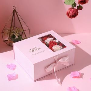 Caja de Regalo de Flores para el Día de la Madre al por Mayor, Nuevo Diseño Rectangular, Arreglo Floral, Regalos y Manualidades con Flores, Cajas Rígidas Plegables, Te Amo Mamá - Product Image 6