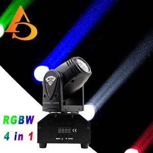 Mini Proyector LED de Alta Calidad de 10w, Luz Móvil RGBW 4en1, Mini Cabezal Móvil con Haz de Luz LED - Product Image 1