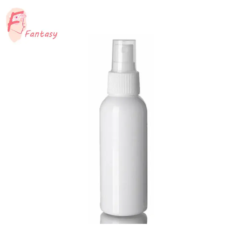 Botol Semprot Plastik Putih Glossy, 30Ml 50Ml 60Ml 75Ml 80Ml 100Ml 120Ml untuk Parfum, Toner, Deterjen