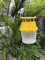 Buiten- en binnengebruik plastic feromoon lokmiddel fruitvlieg flesval gereedschap emmertype geel transparant voor alle seizoenen