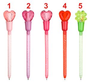 Bolígrafo de Plástico con Luz LED en Forma de Corazón, con Logotipo Personalizado, para Publicidad, Regalos de Navidad y Halloween para Niños, Promocional - Product Image 6