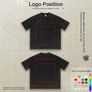 Suéter de lavado ácido personalizado para hombre Vintage Street Fashion Oversize Drop Shoulder tejido de punto temporada de invierno - Product Image 6