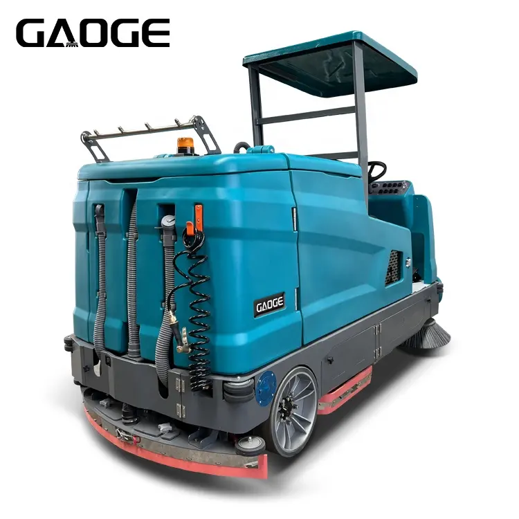 GAOGE GA09 Innovative 72V Battery Powered Street Sweeper Machine Sweeping  Washing and Drying All-in-One With Spare Parts