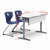 Meubles scolaires, bureau scolaire 2 places, chaise et bureau scolaire