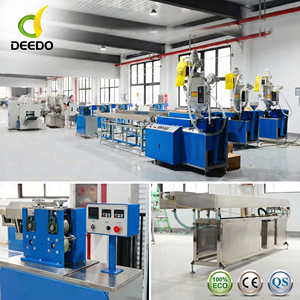 Machine d'extrusion de pailles en plastique PP PE 1000 pièces/min, chauffage infrarouge lointain PLC, <span class=keywords><strong>vide</strong></span>, diamètre 2-14 mm, pour usine <span class=keywords><strong>alimentaire</strong></span> - Product Image 2