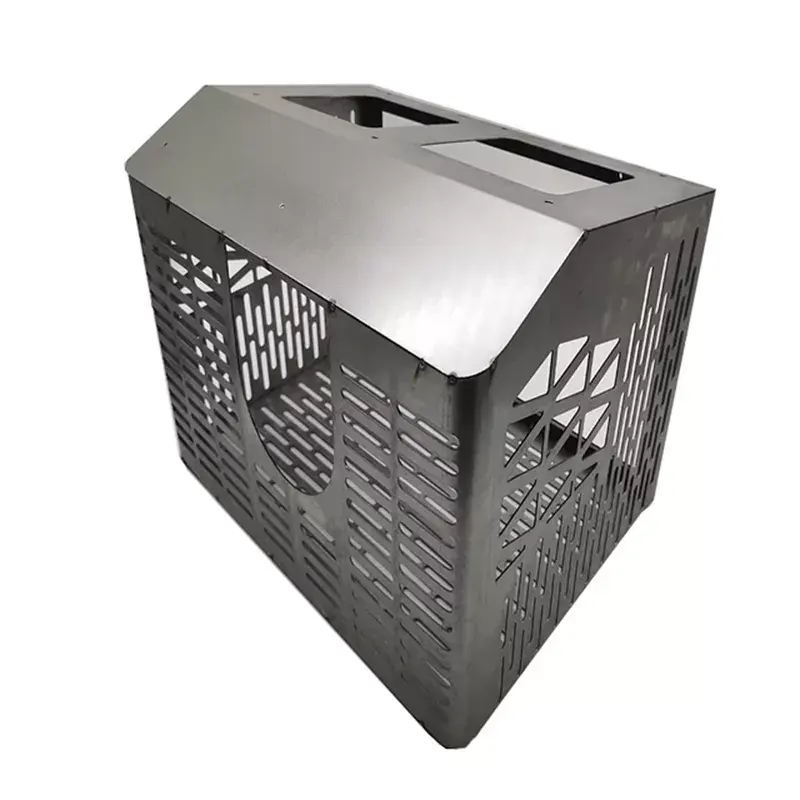 China Factory Manufacturing Perforated Galvanized Sheet Metal Cbinet Enclosure Box