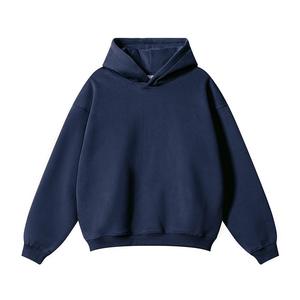 Fournisseur de sweats à capuche personnalisés pour hommes en hiver Sweats à capuche pour hommes de haute qualité en éponge française lourde Oversize Puff Printing Embroidery Pullover - Product Image 1