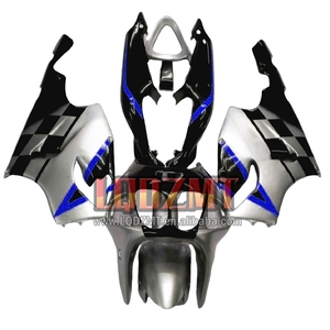 Carenado para <span class=keywords><strong>KAWASAKI</strong></span> <span class=keywords><strong>NINJA</strong></span> ZX750 ZX 7R 750 1996 1997 1998 <span class=keywords><strong>1999</strong></span> <span class=keywords><strong>ZX7R</strong></span> 191LQ.109 ZX 7 R 1 00 01 02 03 Bodys Azul plata - Product Image 1