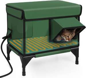 Best-seller Lit pour chat Chauffage extérieur et isolation Lit pour chat pliable Cage pour chat Chaton Pépinière - Product Image 1