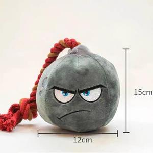Wholesale Custom Pet <b>Dog</b> Plush Cotton Rope Toys Cartoon Cute Bomb <b>Ball</b> Durable Luxury Interactive Squeaky Chew Toys - Product Image 2
