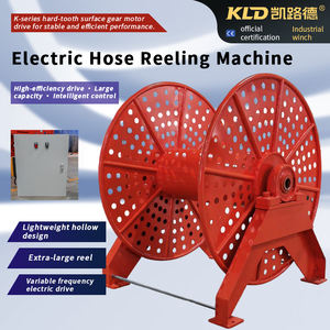 電動ホースリール可変周波数ドライブ付きKシリーズギアモーター軽量スケルトンドラム500m容量OEM ODM - Product Image 2