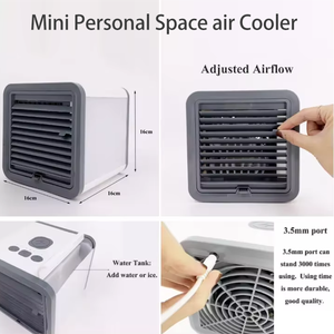 โต๊ะทำงานที่บ้านวิธีง่ายๆในการทำให้เย็นด้วยพัดลมทำความเย็นขนาดเล็กเครื่องปรับอากาศแบบพกพาได้อย่างรวดเร็ว - Product Image 2