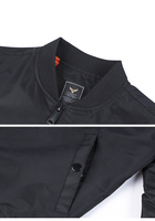 Veste bomber grise personnalisée pour homme, logo personnalisé, OEM/ODM, style décontracté, veste utilitaire