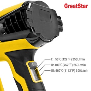 Greatstar-<span class=keywords><strong>pistola</strong></span> <span class=keywords><strong>de</strong></span> <span class=keywords><strong>calor</strong></span> <span class=keywords><strong>de</strong></span> alta potencia, 3 modos <span class=keywords><strong>de</strong></span> temperatura, 2000W, <span class=keywords><strong>para</strong></span> la eliminación <span class=keywords><strong>de</strong></span> <span class=keywords><strong>pintura</strong></span> y calentamiento o descongelación - Product Image 4
