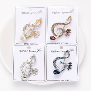 Spille da Bavero con Fibbia, Gioielli di Lusso, Accessori da Donna, Moda Coreana, Spilla in Metallo con Nota Musicale e Strass per Sciarpa - Product Image 4