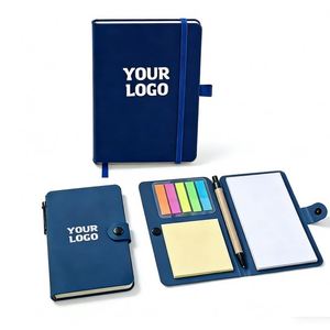 Promotional A6 Pu Journals With Custom Logo Strap Wholesale Business Gift Hard Cover <b>Leather</b> Notebook - Product Image 1