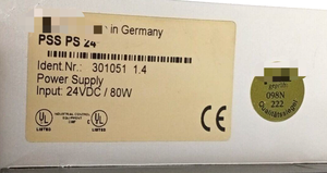 Module d'alimentation PLC PSS 24 24VDC 80W 301051 Module d'alimentation PLC PSS PS 24 24VDC 80W 301051 Contrôleur PLC - Product Image 4