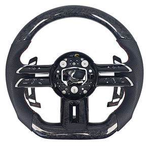 Volante de Fibra de Carbono Forjado <span class=keywords><strong>Mercedes</strong></span>- GT63 <span class=keywords><strong>S</strong></span> Compatible con los Modelos: W205/W166/W177/W204/W217/W222 (C63/<span class=keywords><strong>E63</strong></span>/S63) - Product Image 6
