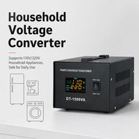 Convertidor de Voltaje Electrónico Toroidal de 3000VA, Transformador Elevador de 110V a 220V, Transformador Reductor, Regulador de Voltaje